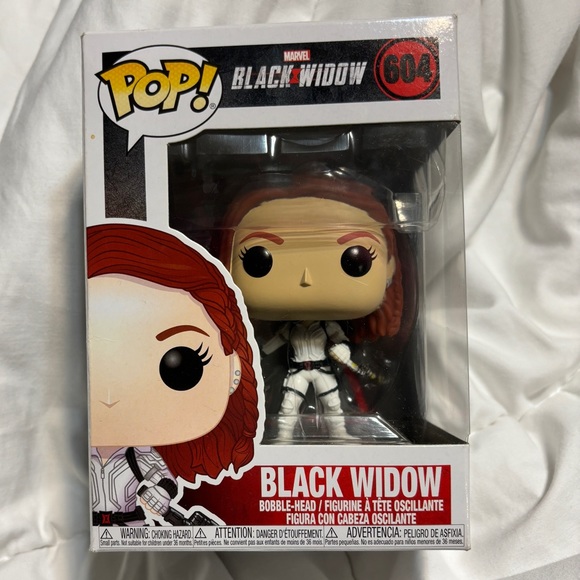 FunkoPop Bobble Head- Marvel- Black Widow 604 - Picture 1 of 5